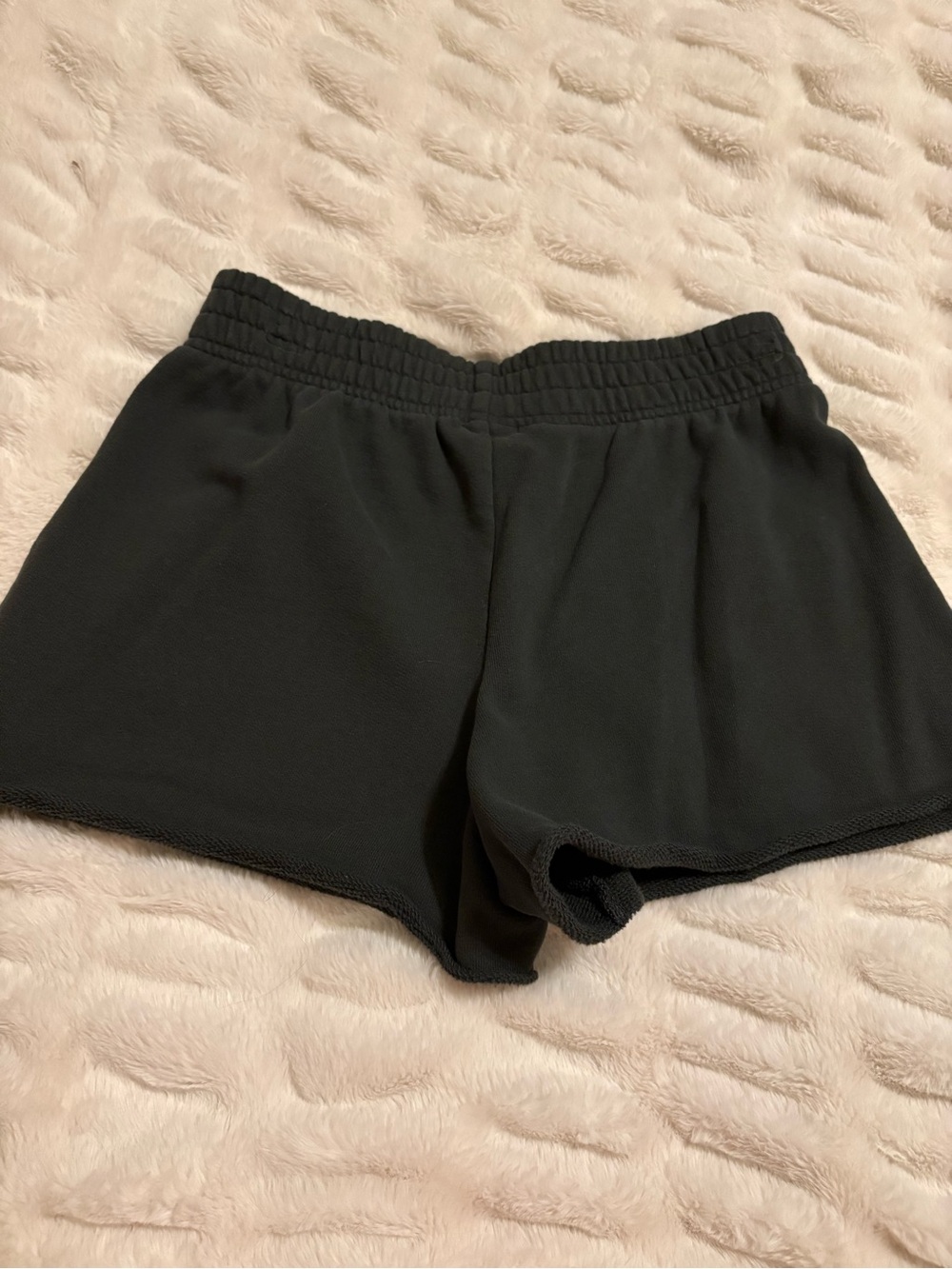 aerie Charcoal Gray Cropped Crew Sweatshirt with Matching Shorts - Picture 12 of 12